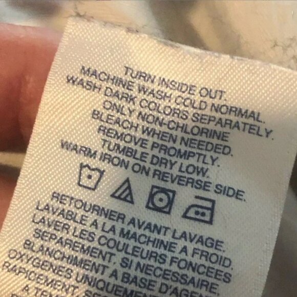 Lands’ End High Rise Straight Corduroy Jeans Rust Sz 8 - Picture 11 of 11